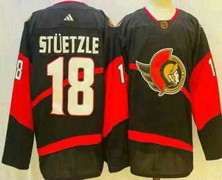 Men's Ottawa Senators #18 Tim Stutzle Black 2022 Reverse Retro Authentic Jersey,We sell and wholesale Men's Ottawa Senators #18 Tim Stutzle Black 2022 Reverse Retro Authentic Jersey on line form chian!